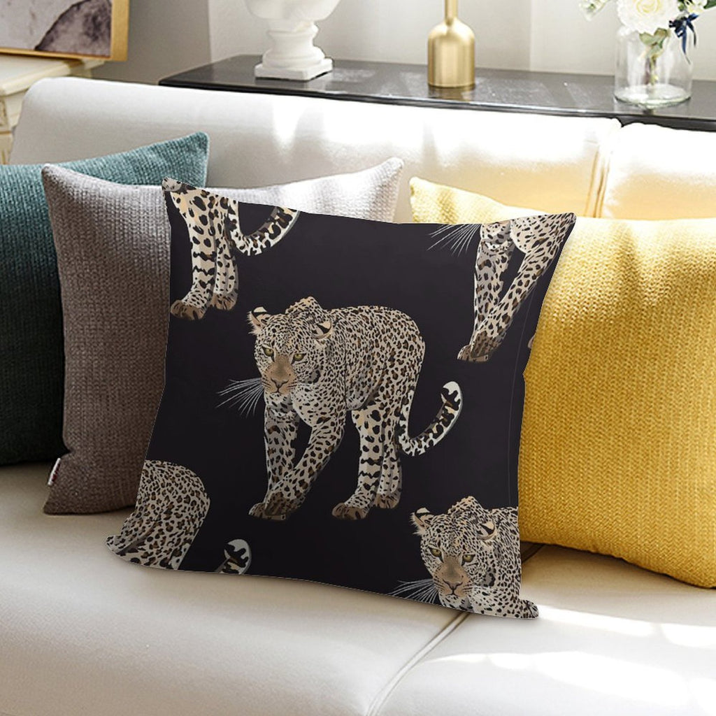 Leopard Soft Warmth Comfort Throw Pillow
