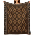 Decorative Abstract Design Multi-functional Throw Blanket