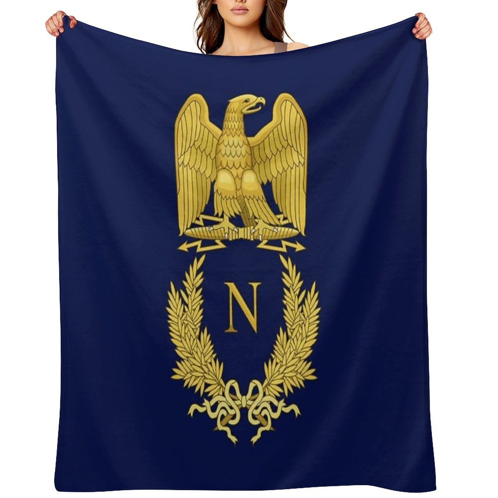 Emblème De Napoléon Bonaparte Versatility Throw Blanket