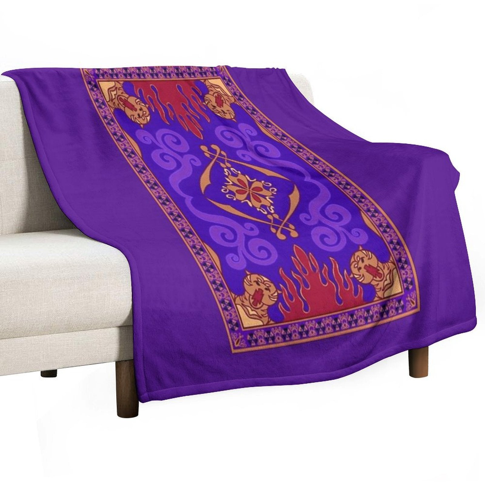 Aladdin 1992 Magic Carpet Multi-functional Throw Blanket