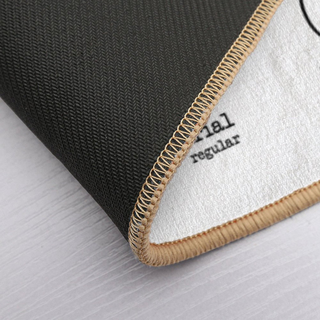 Wich One Is Your Butt Font  Toxin-Free Bath Mat