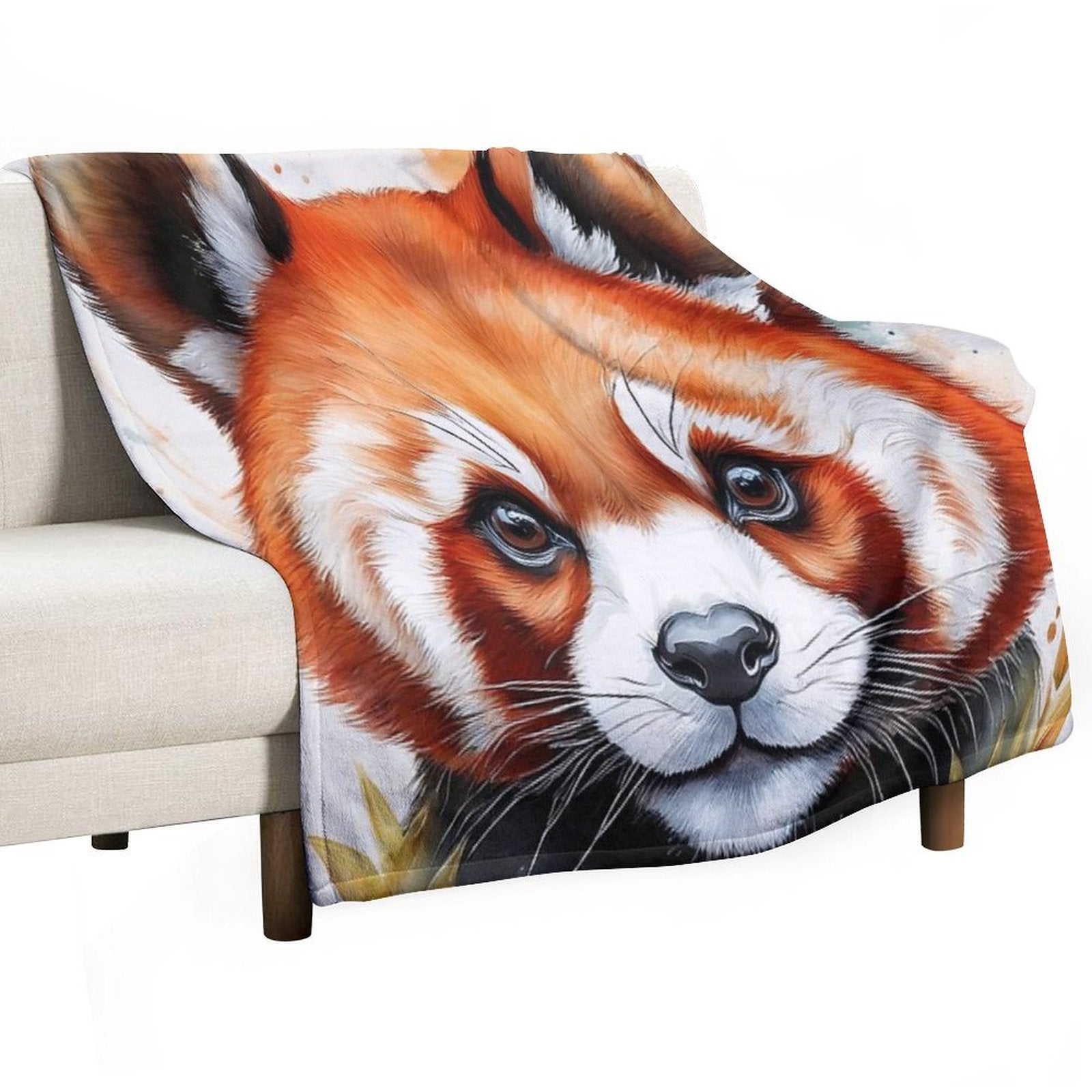 Red Panda - MY ZOO Collection Wrinkle-free Throw Blanket