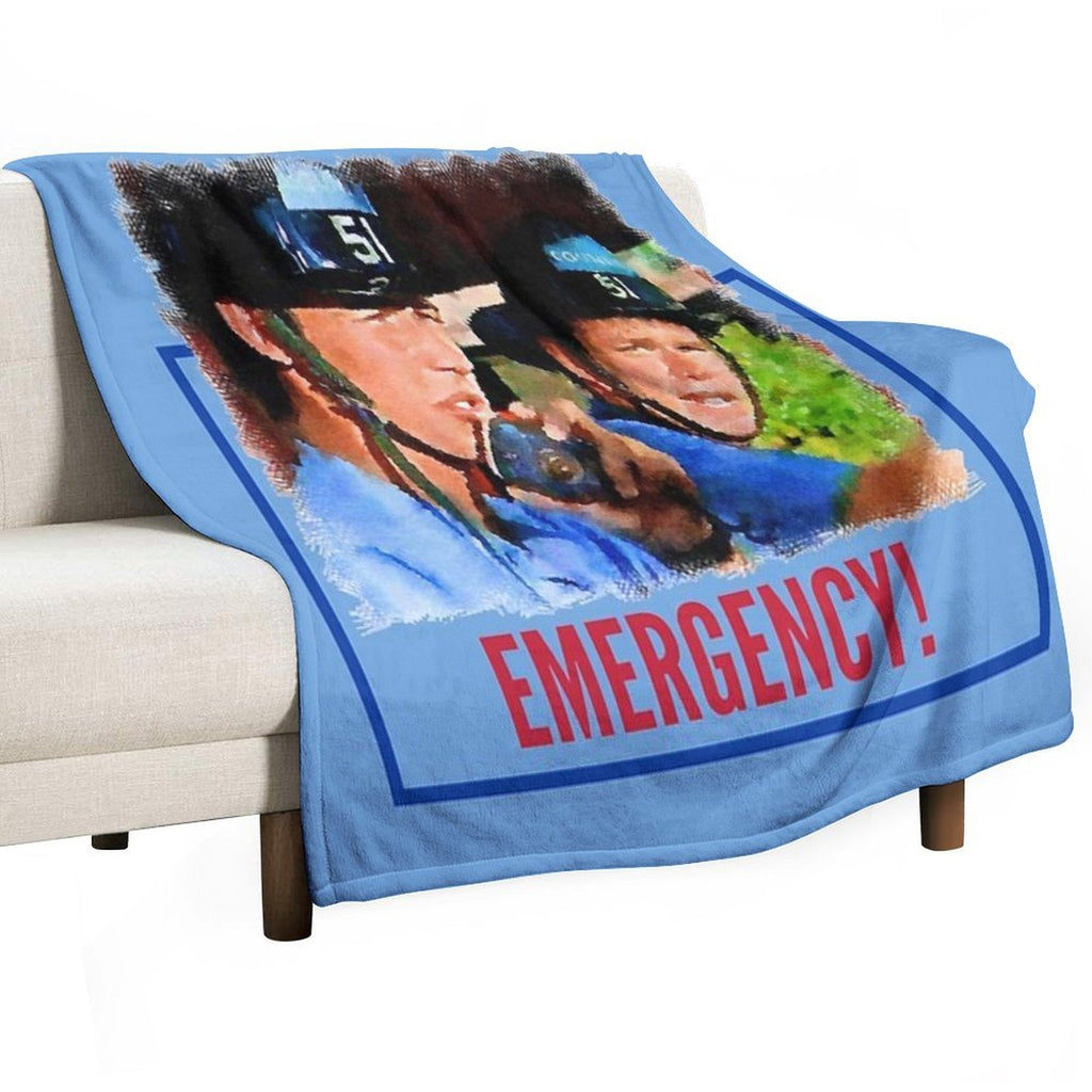Emergency Paramedics Velvety-soft Throw Blanket