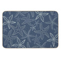 Starfish Pattern Dark Side  Stain-Proof Bath Mat