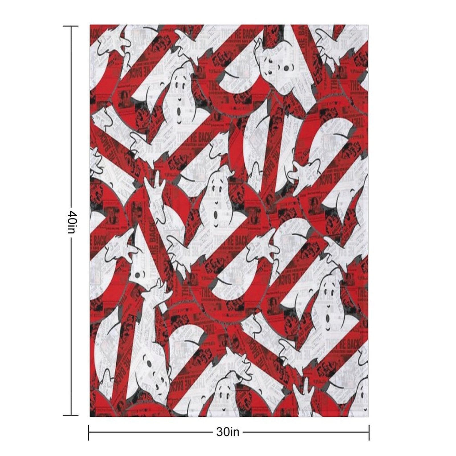 The GhostBusters Logo Pattern Multi-functional Throw Blanket