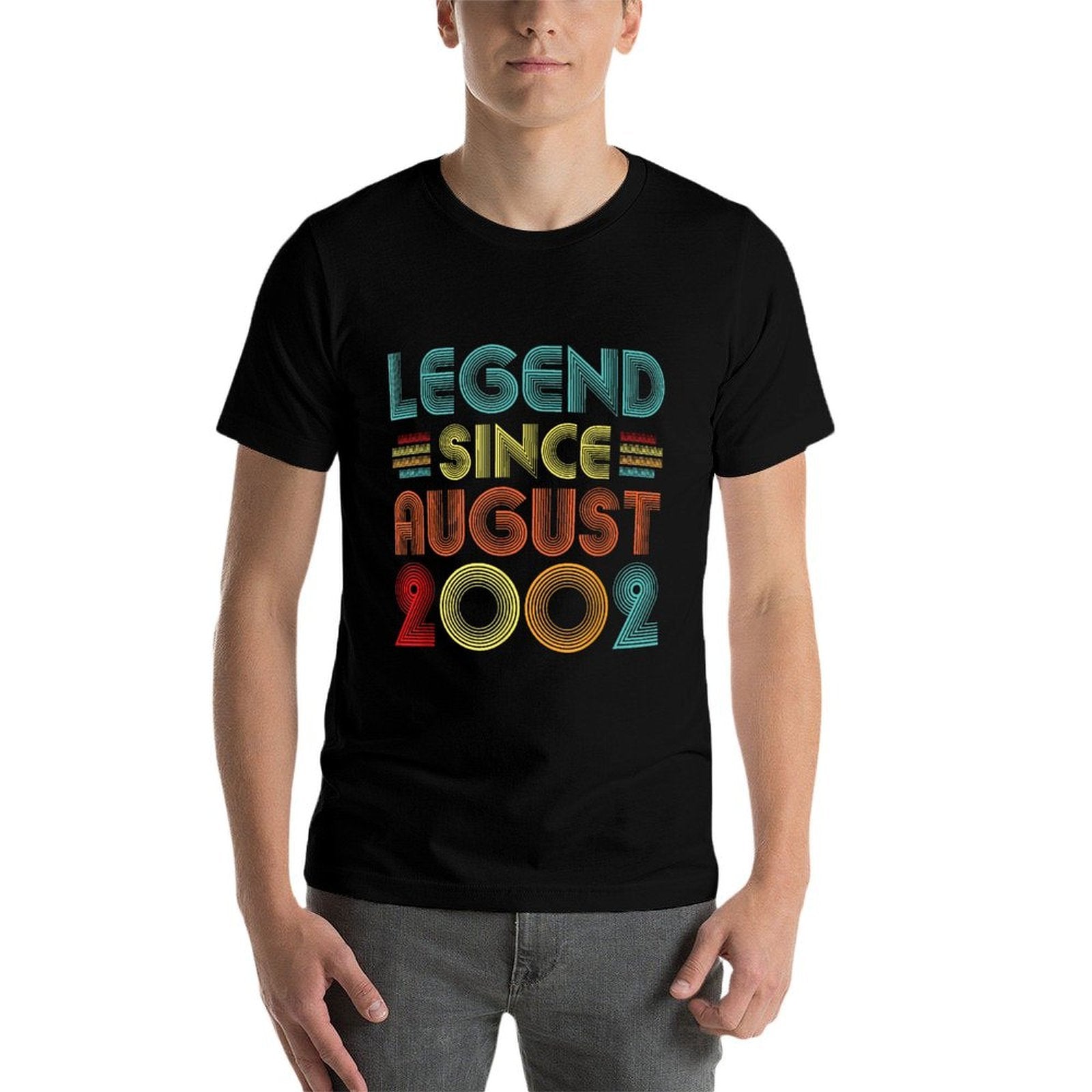 Legend Since August 2002 Vintage 21 Years Old 21st Birthday  Breathable T-Shirt