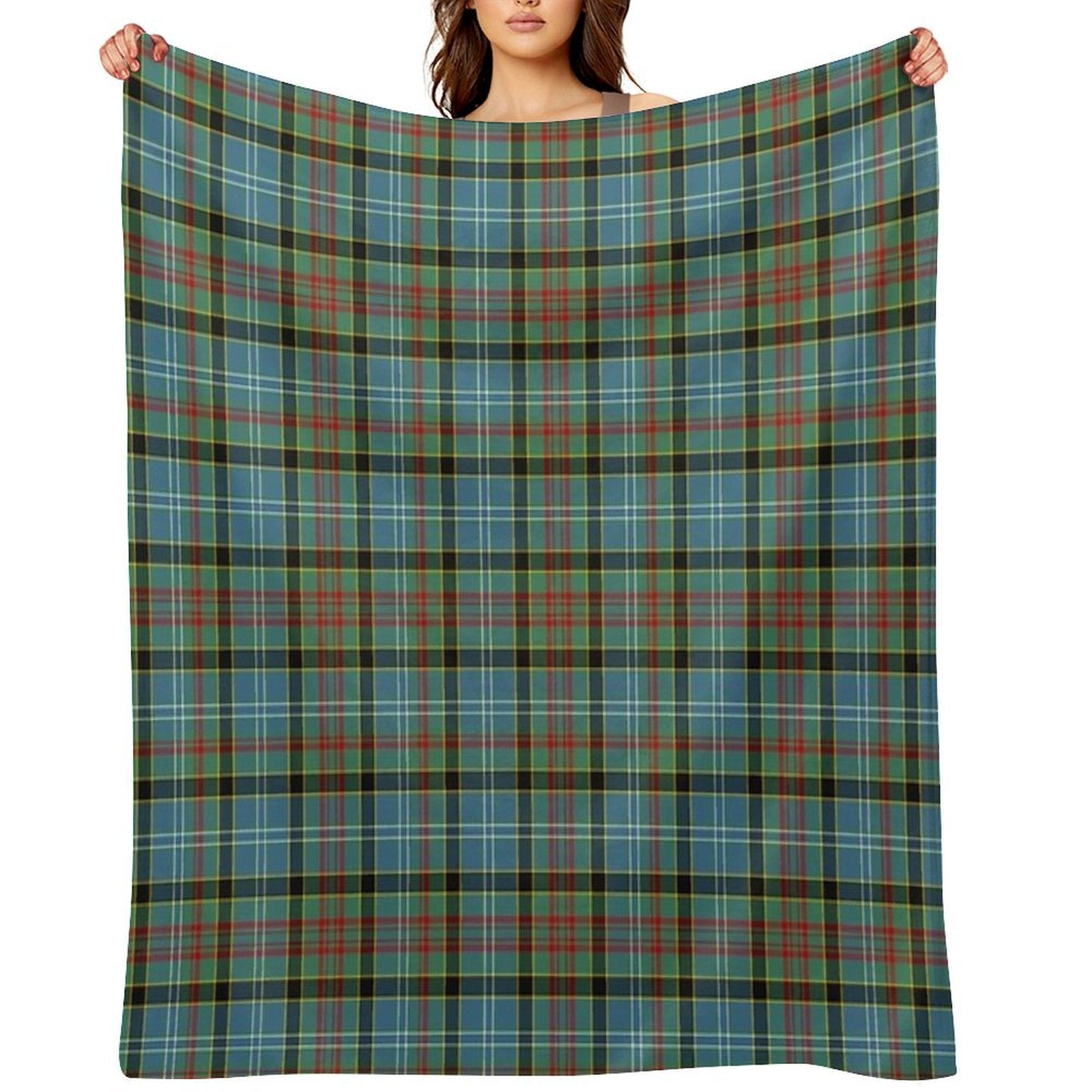 Clan Caldwell Tartan Comfort Throw Blanket