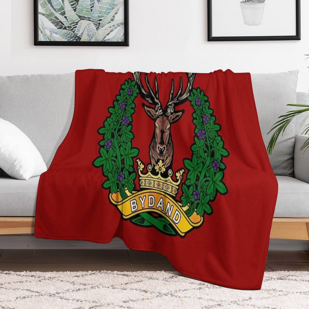 GORDON HIGHLANDERS Travel-friendly Throw Blanket
