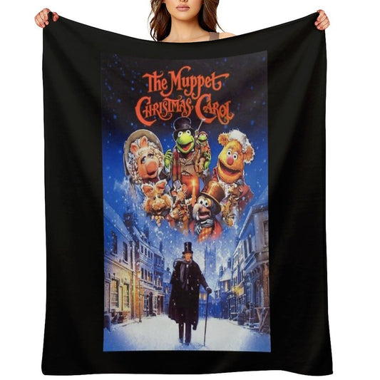 The Muppet Christmas Vitnage Comfort Throw Blanket