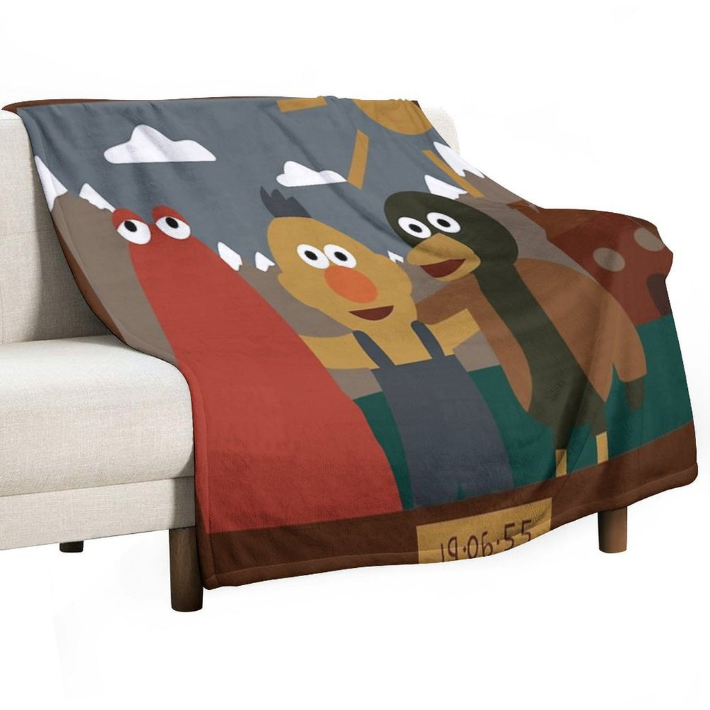 Don't Hug Me I'm Scared Minimalist Quick-dry Throw Blanket