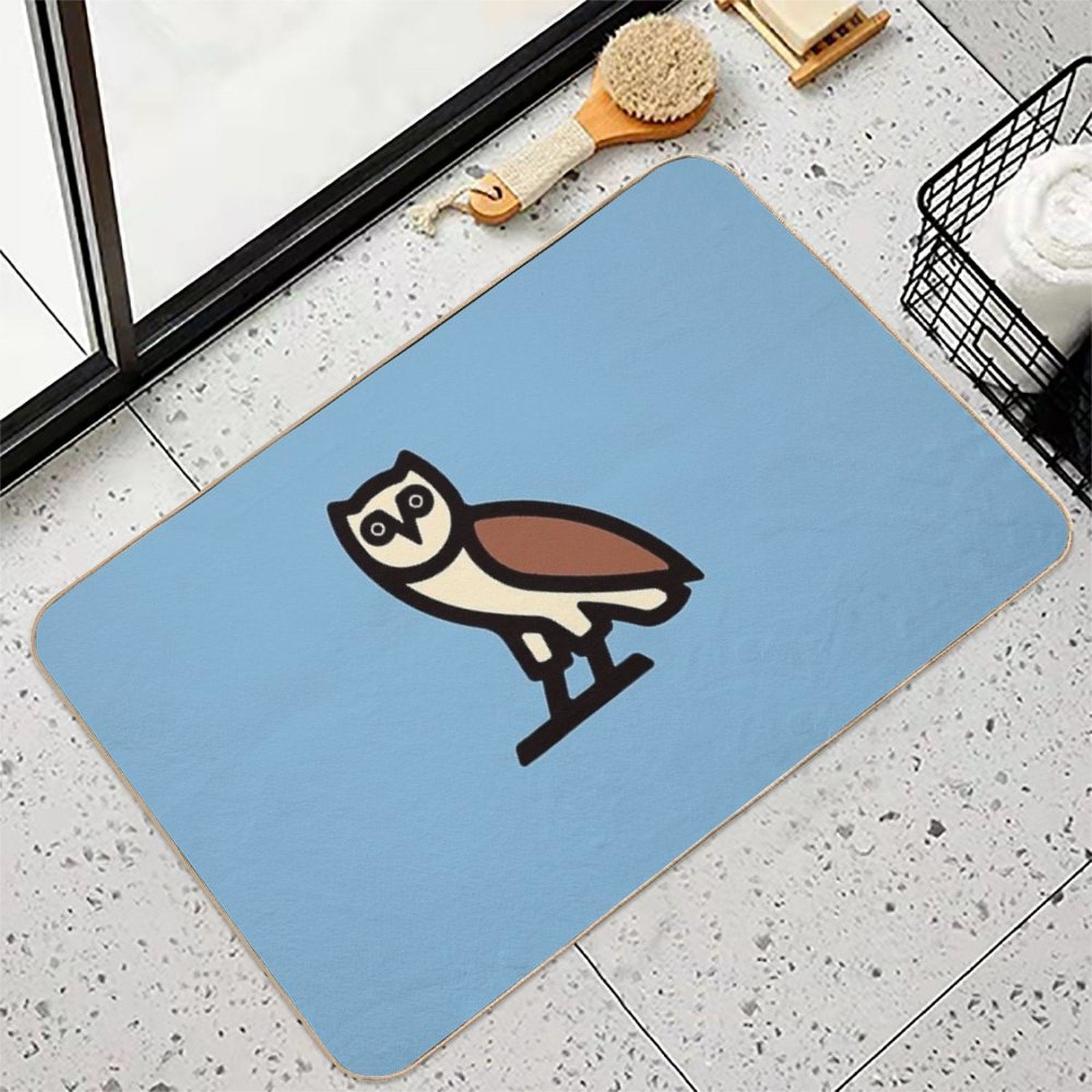 Ovo  Easy Maintenance Bath Mat