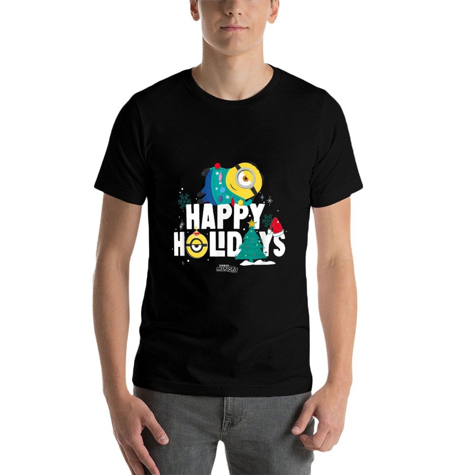 Minions Happy Holidays  Eco-friendly Material T-Shirt