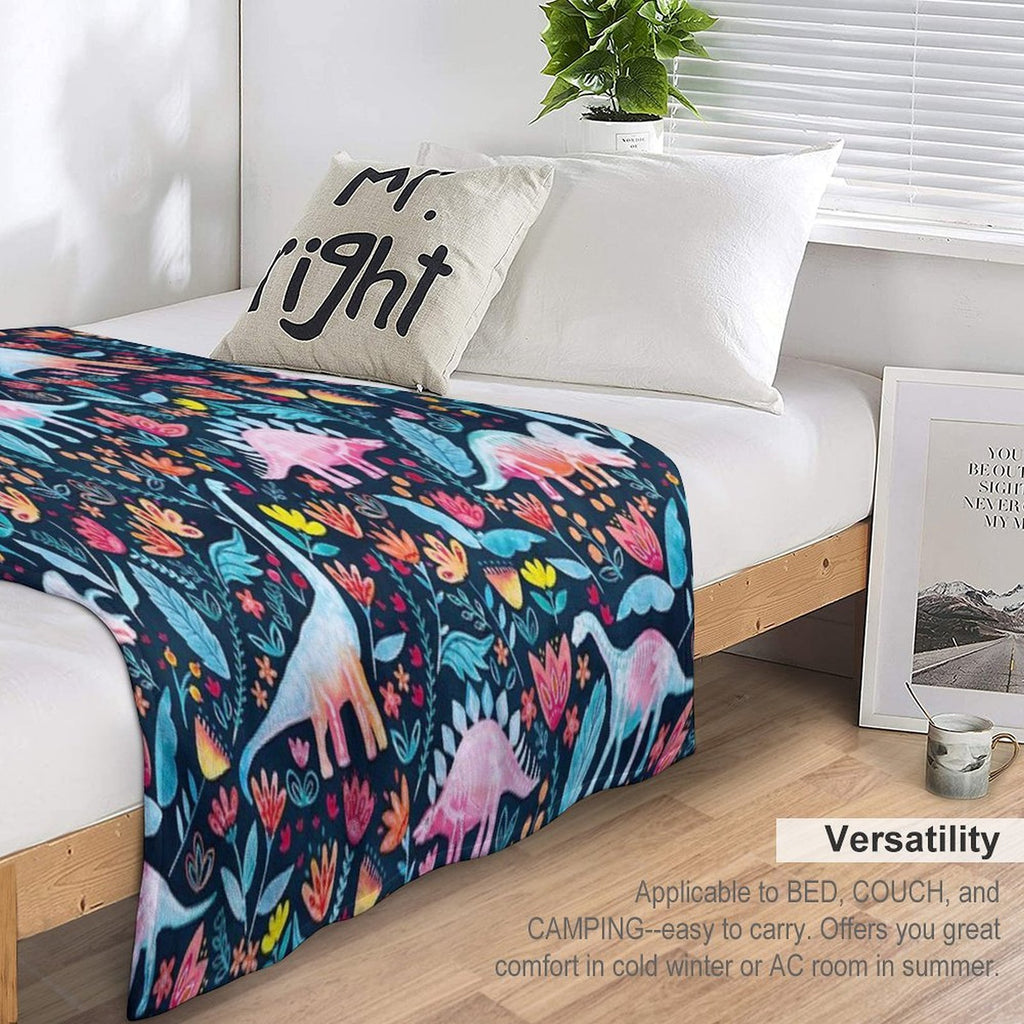 Dinosaur Delight Multi-functional Throw Blanket
