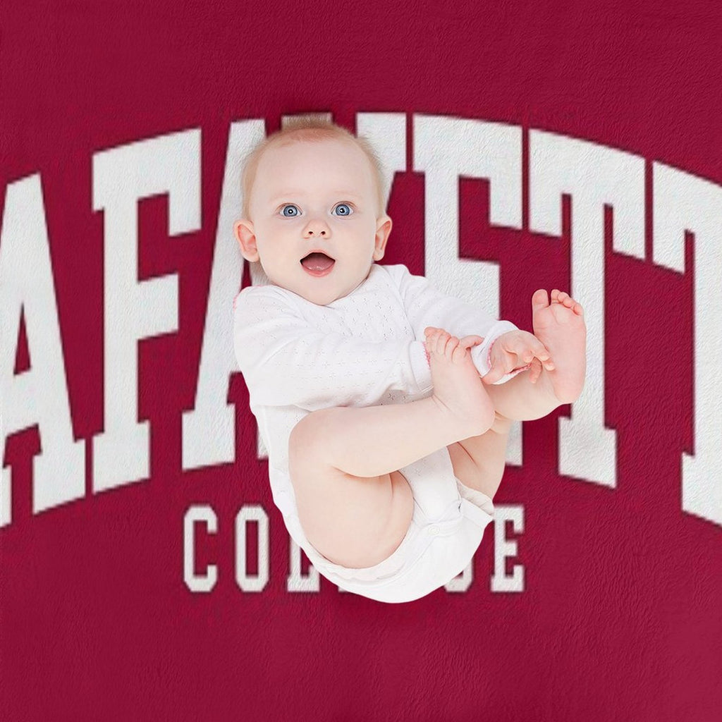 Lafayette - College Font Curved Machine-washable Throw Blanket