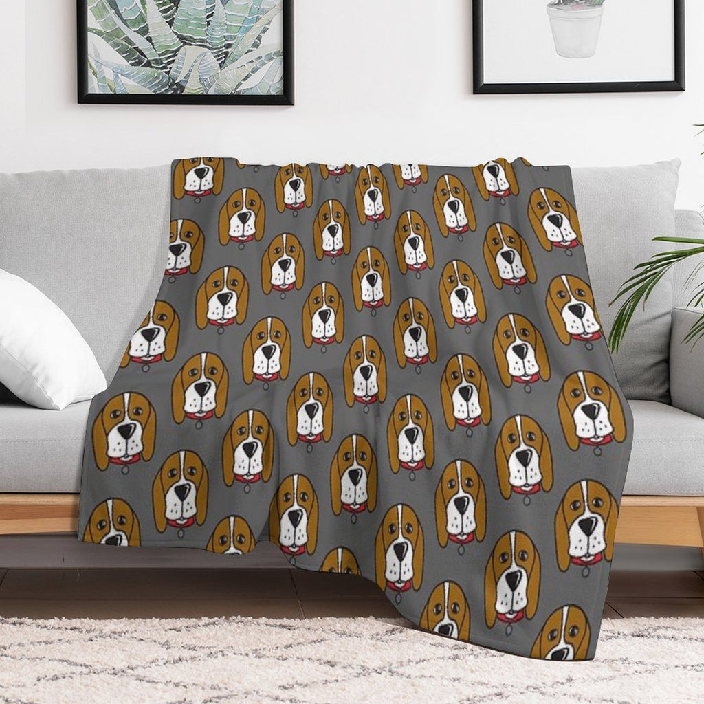 Beagle Rescue Victoria Merch! Shrink-resistant Throw Blanket