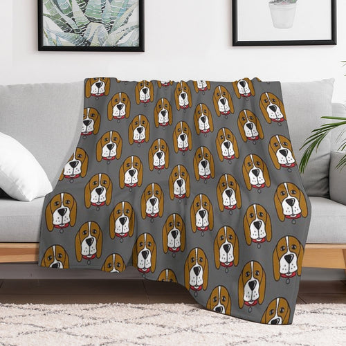 Beagle Rescue Victoria Merch! Shrink-resistant Throw Blanket