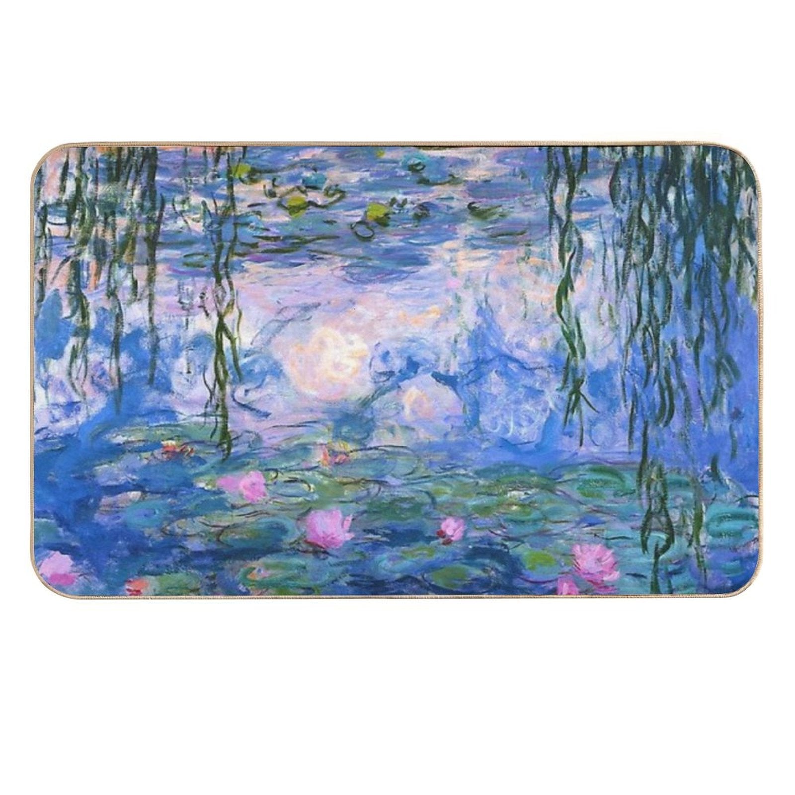 Water Lilies Monet  Slip-Resistant Bath Mat