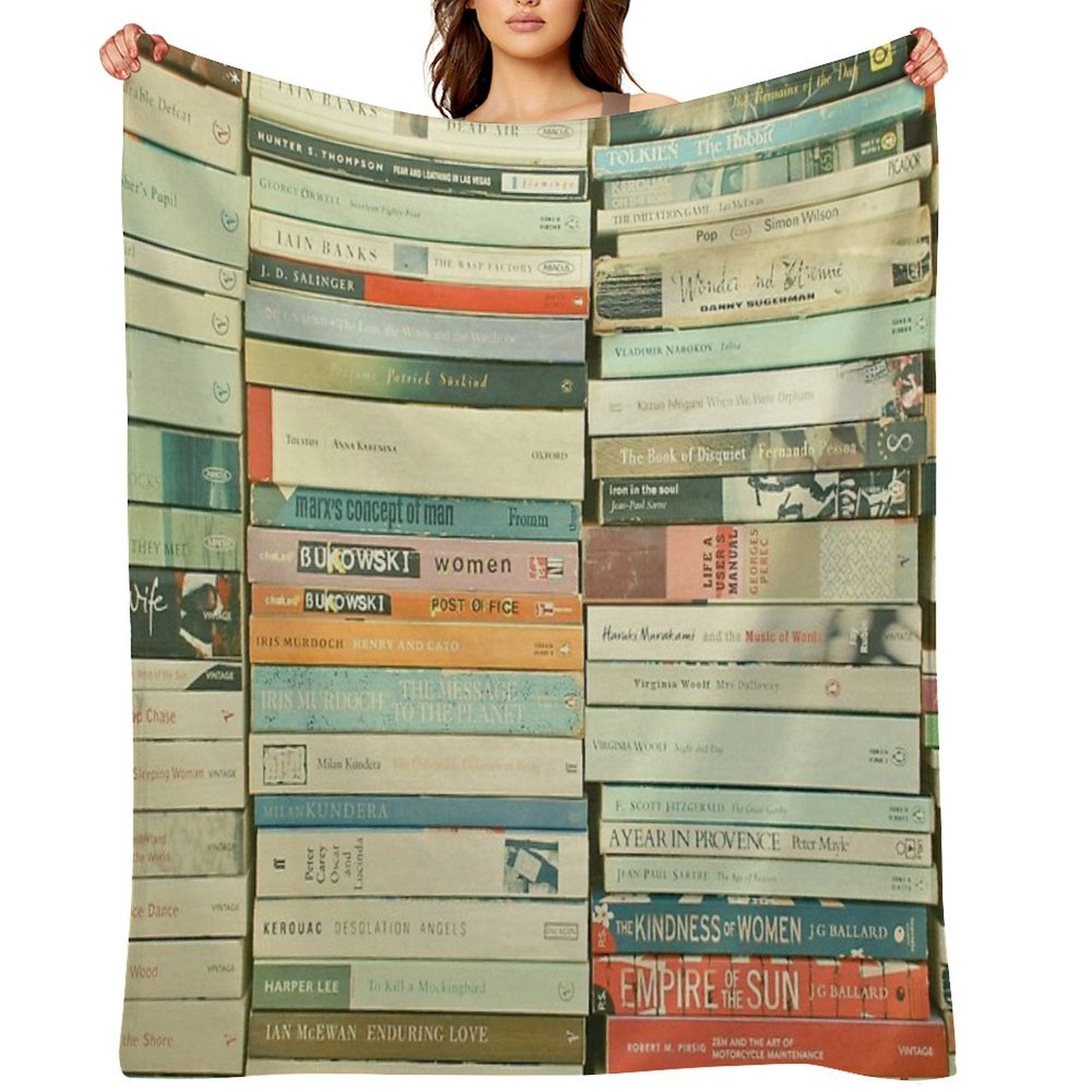 Bookworm Gift-ready Throw Blanket