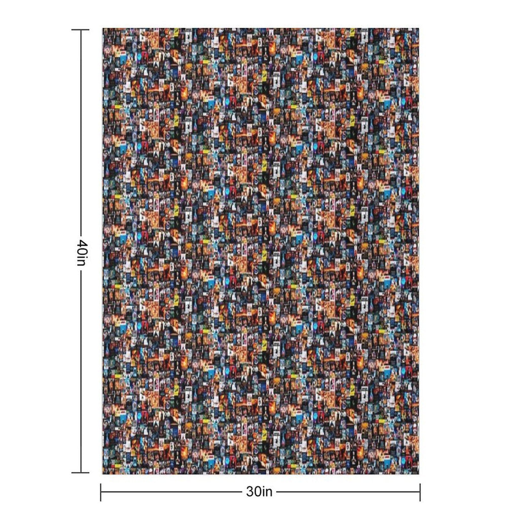 90s Movie Montage Multi-functional Throw Blanket
