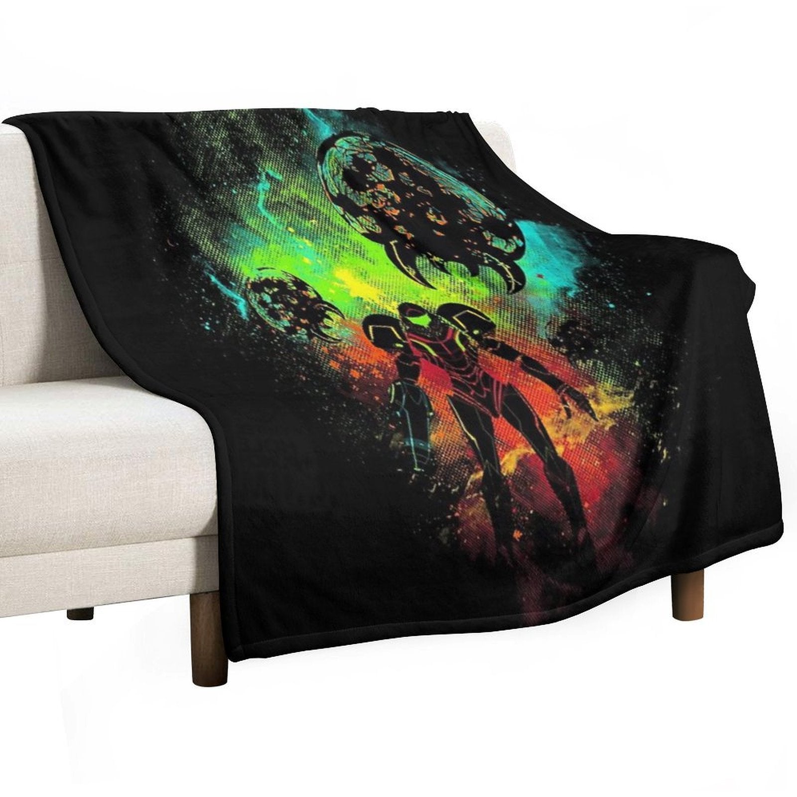 Bounty Hunter of Space Compact Throw Blanket