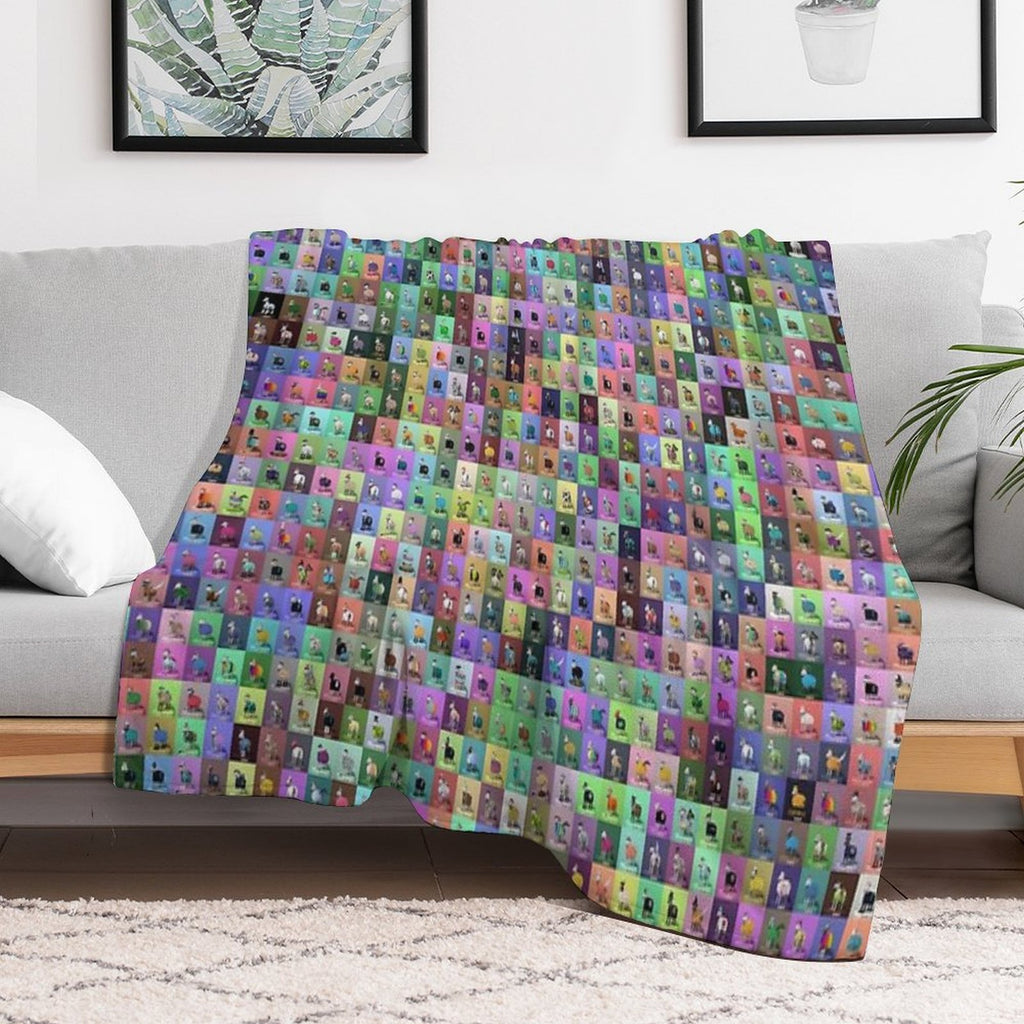 Shimmer Sheep Easy Care Throw Blanket