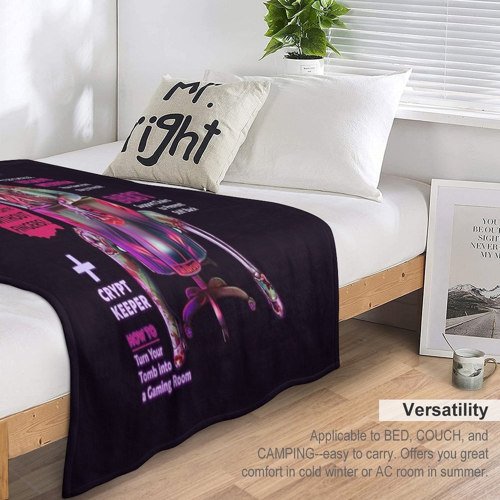 Ghoulish Gaming Comfort Throw Blanket