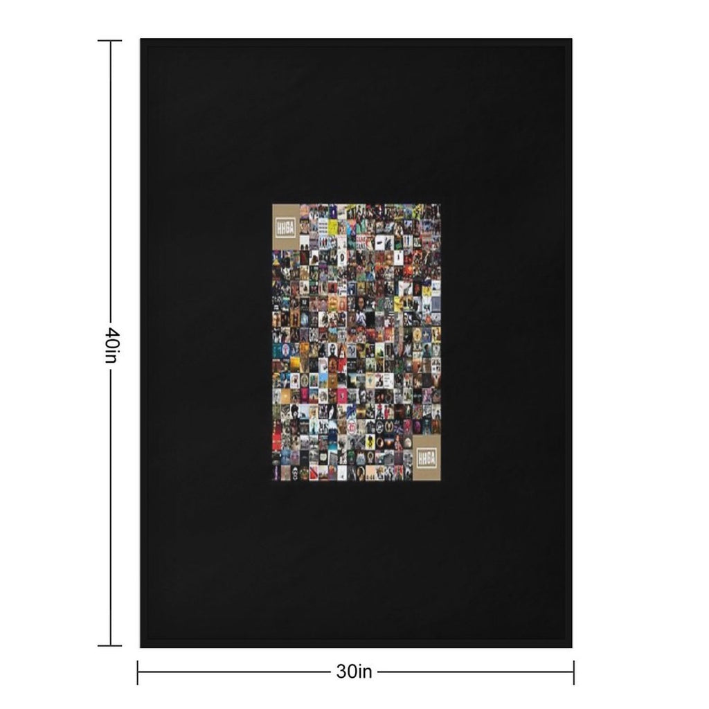 Greatest Hip Hop Albums 1986 2018 Classic T-Shirt Multi-functional Throw Blanket