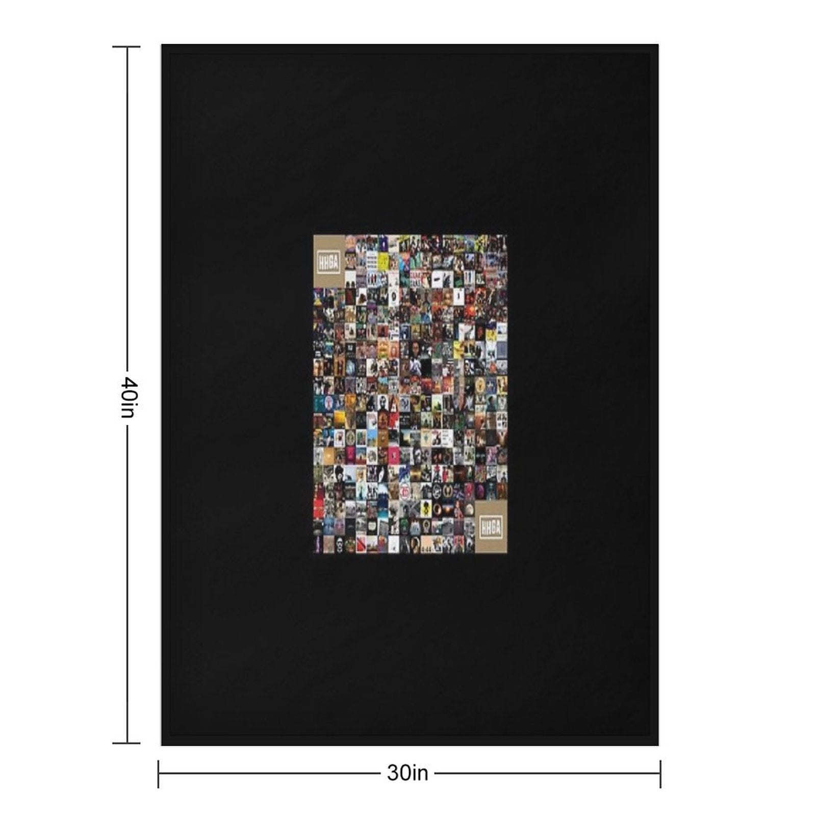 Greatest Hip Hop Albums 1986 2018 Classic T-Shirt Multi-functional Throw Blanket