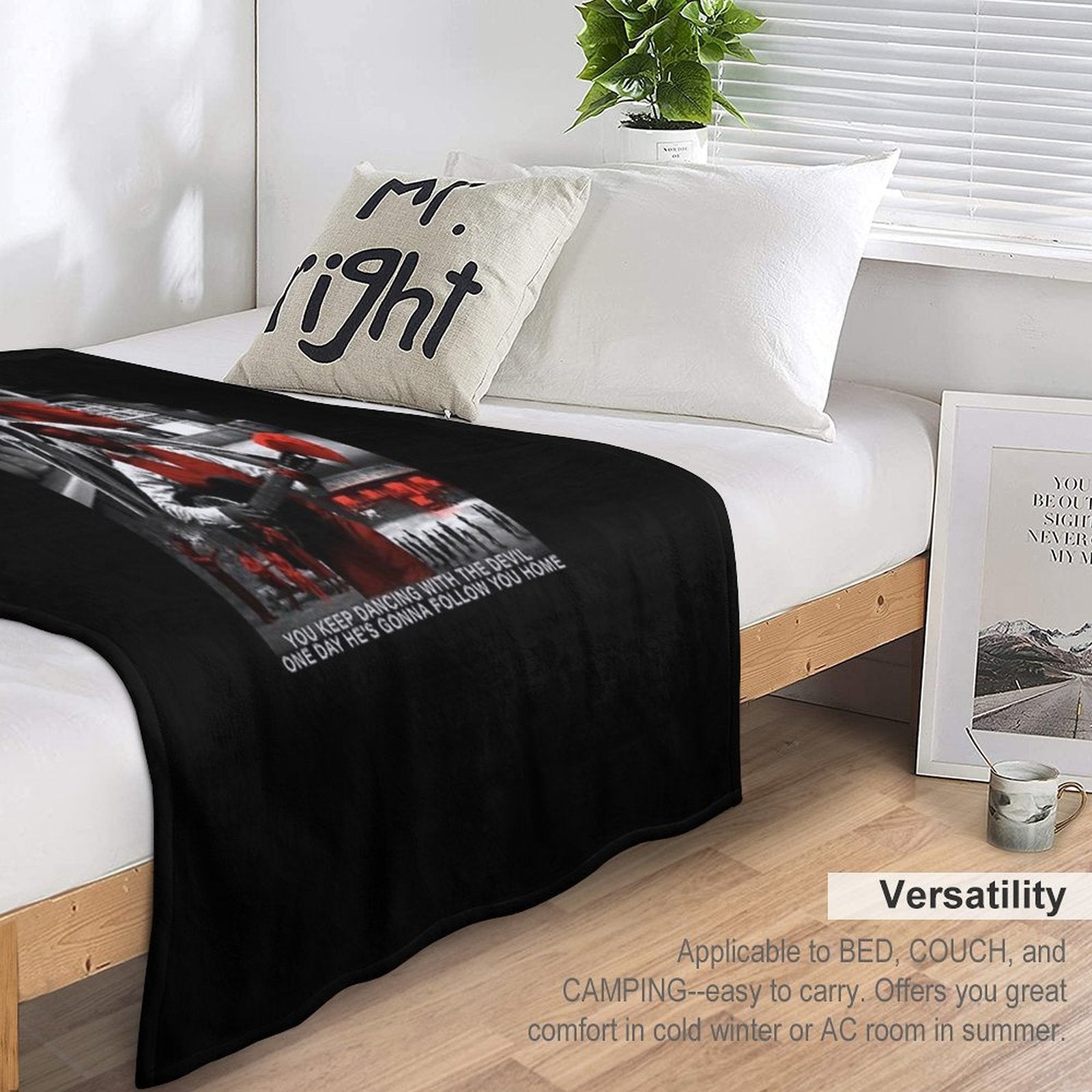 Sinners Retro Posterart Premium Throw Blanket