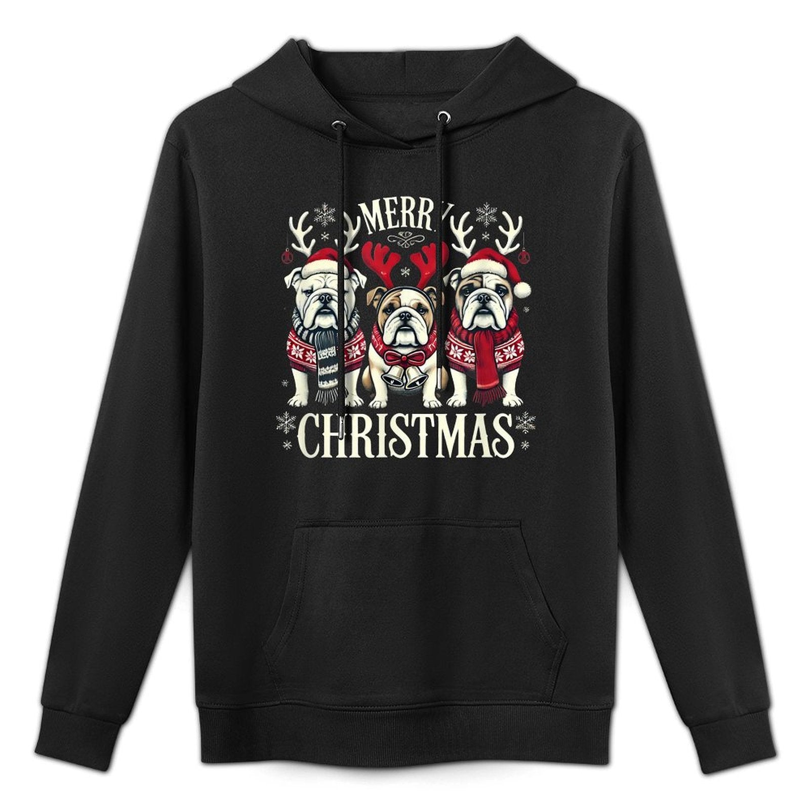 Christmas English Bulldog Mom English Bulldog Christmas Colorfast Hoodie