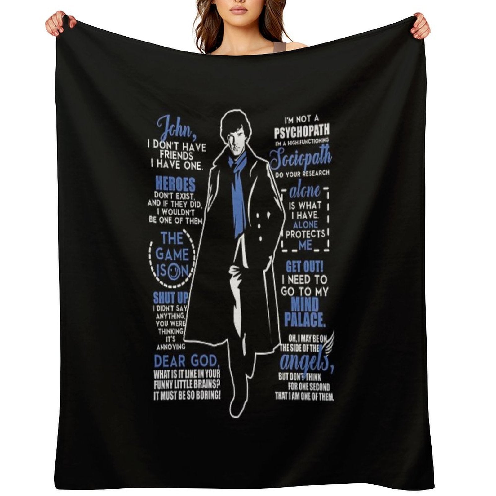 Quotes. V2.0 Multi-functional Throw Blanket