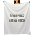 Bench Press, Barely Press Compact Throw Blanket