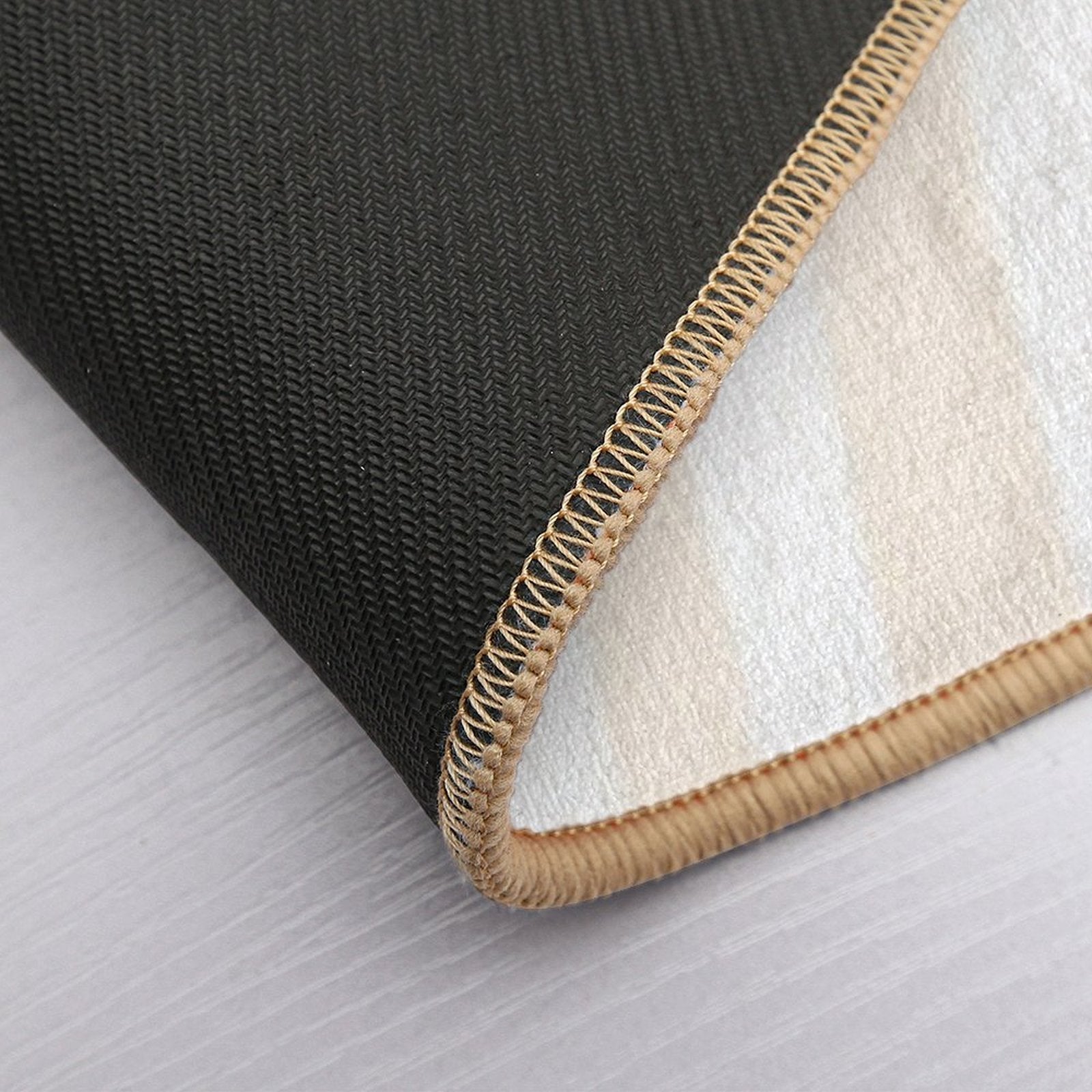 Harmony in Stripes 6, Unique  Long-Lasting Bath Mat