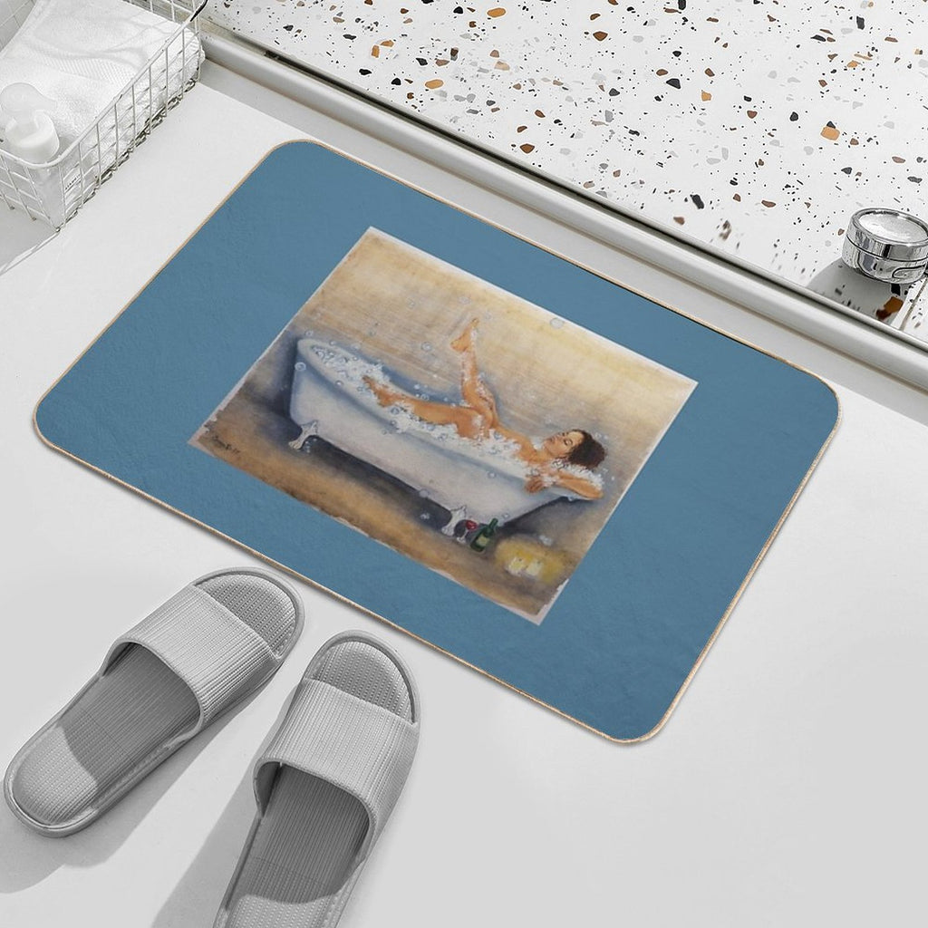Magic of A Hot Bath Durable Bath Mat