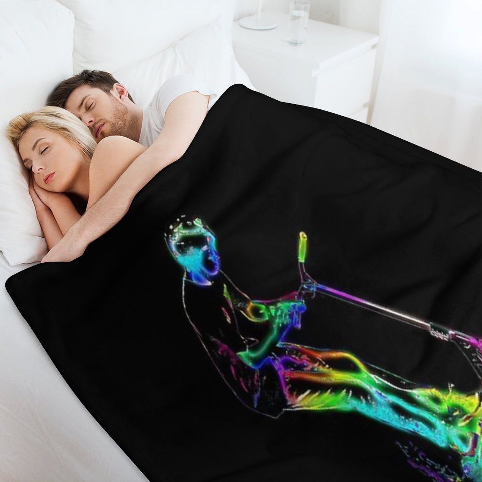 Puddle Jumping - Scooter Boy Travel-friendly Throw Blanket