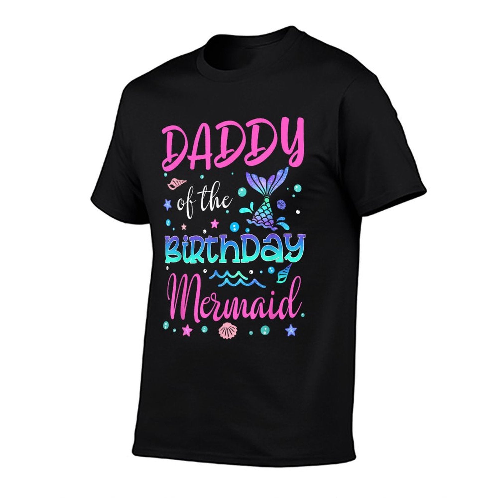 Daddy Of The Birthday Mermaid Family Matching Party Squad  Odor-resistant T-Shirt