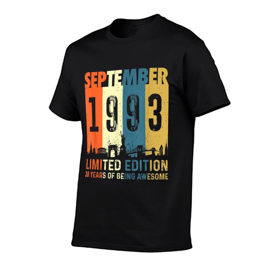 30 Limited Edition, Made in September 1993 30th Birthday  Stretchy T-Shirt