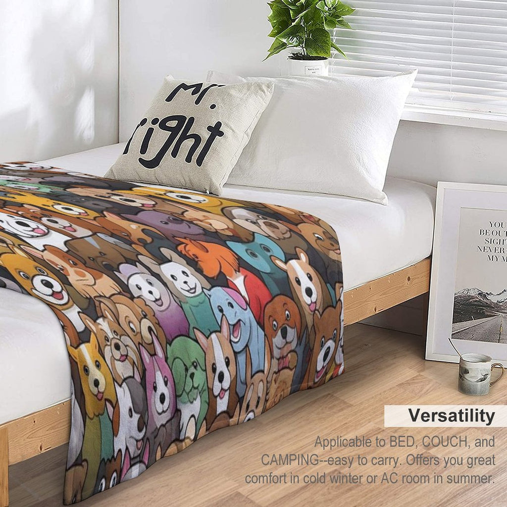 Dogs on Patrol Premium Throw Blanket