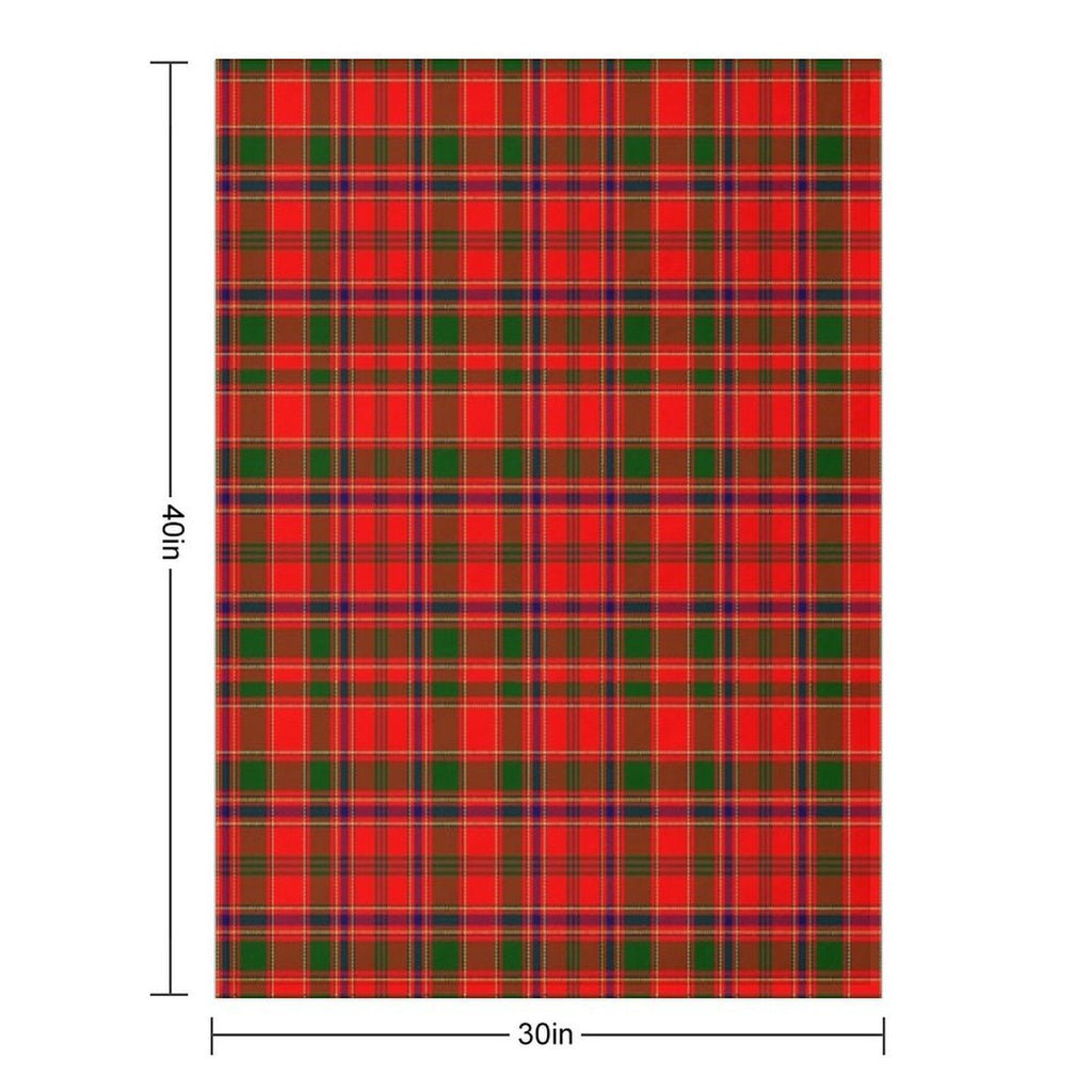 Clan Munro Tartan Quick-dry Throw Blanket