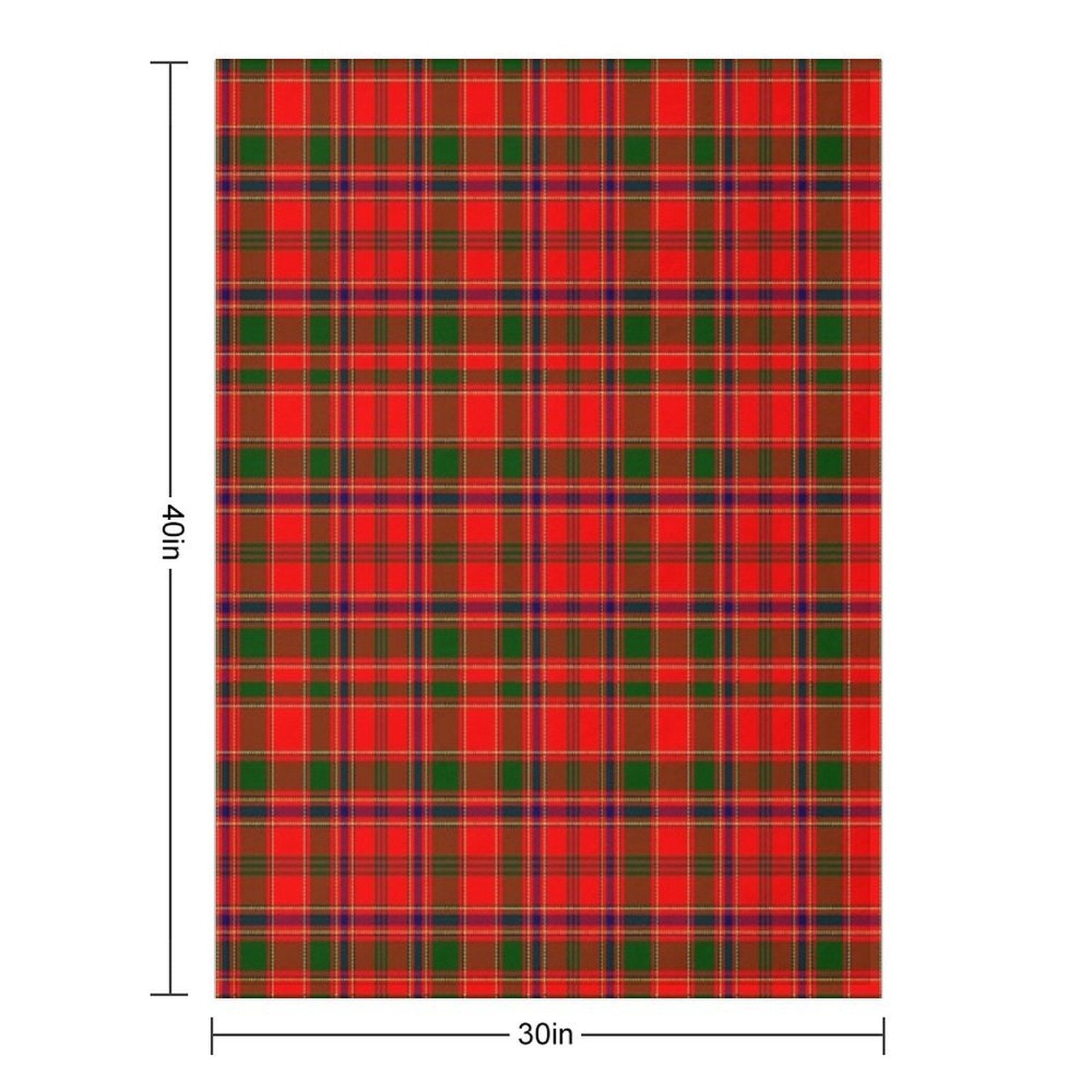 Clan Munro Tartan Quick-dry Throw Blanket