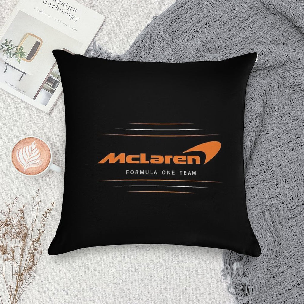 British Motor Racing Team Soft High-Density Material Throw Pillow