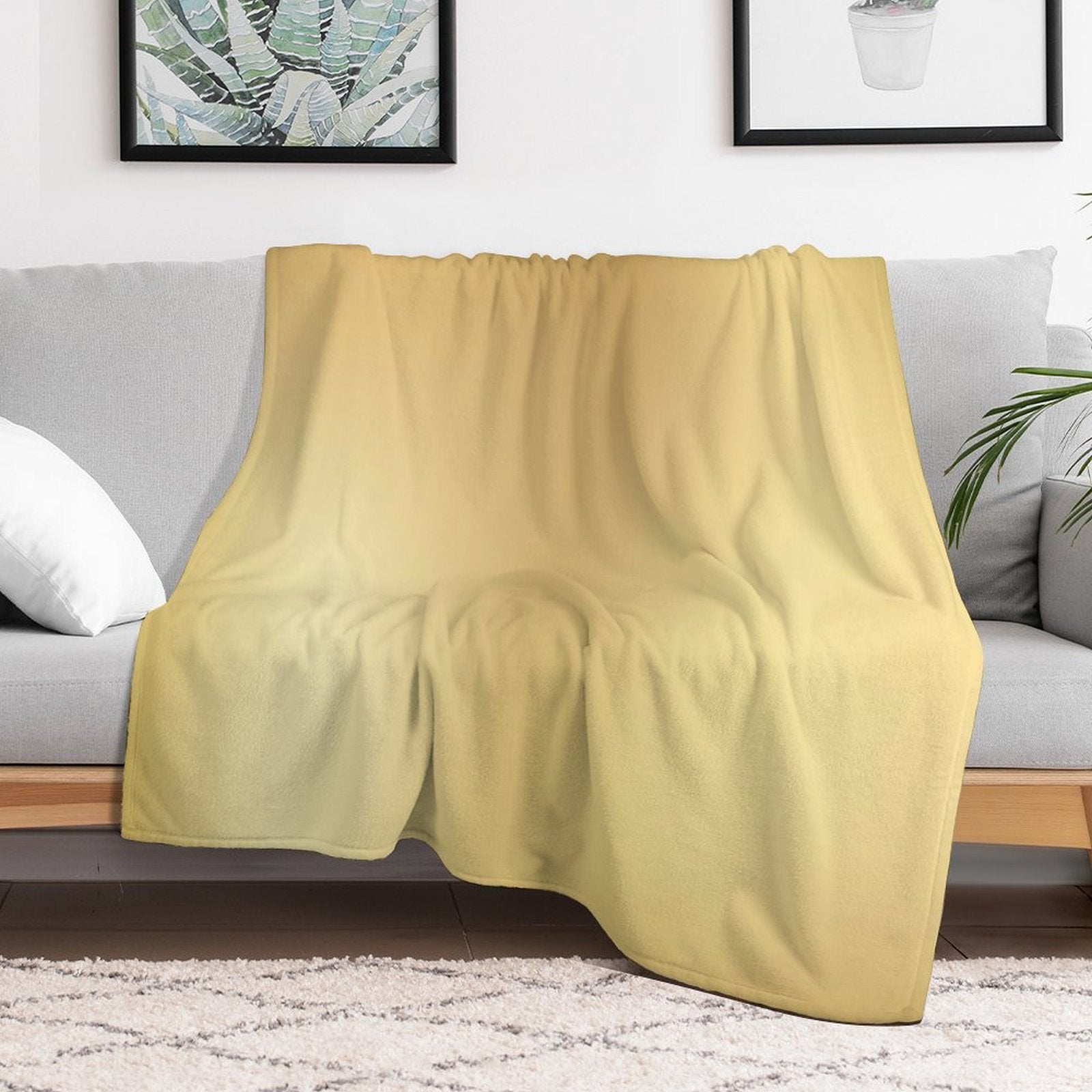 Liquid Gold Easy Care Throw Blanket