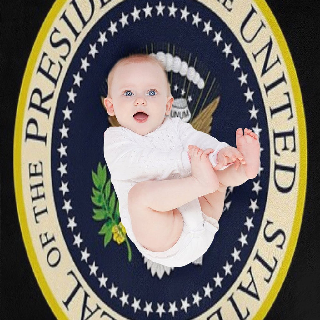 Seal of President of The United States Wrinkle-free Throw Blanket
