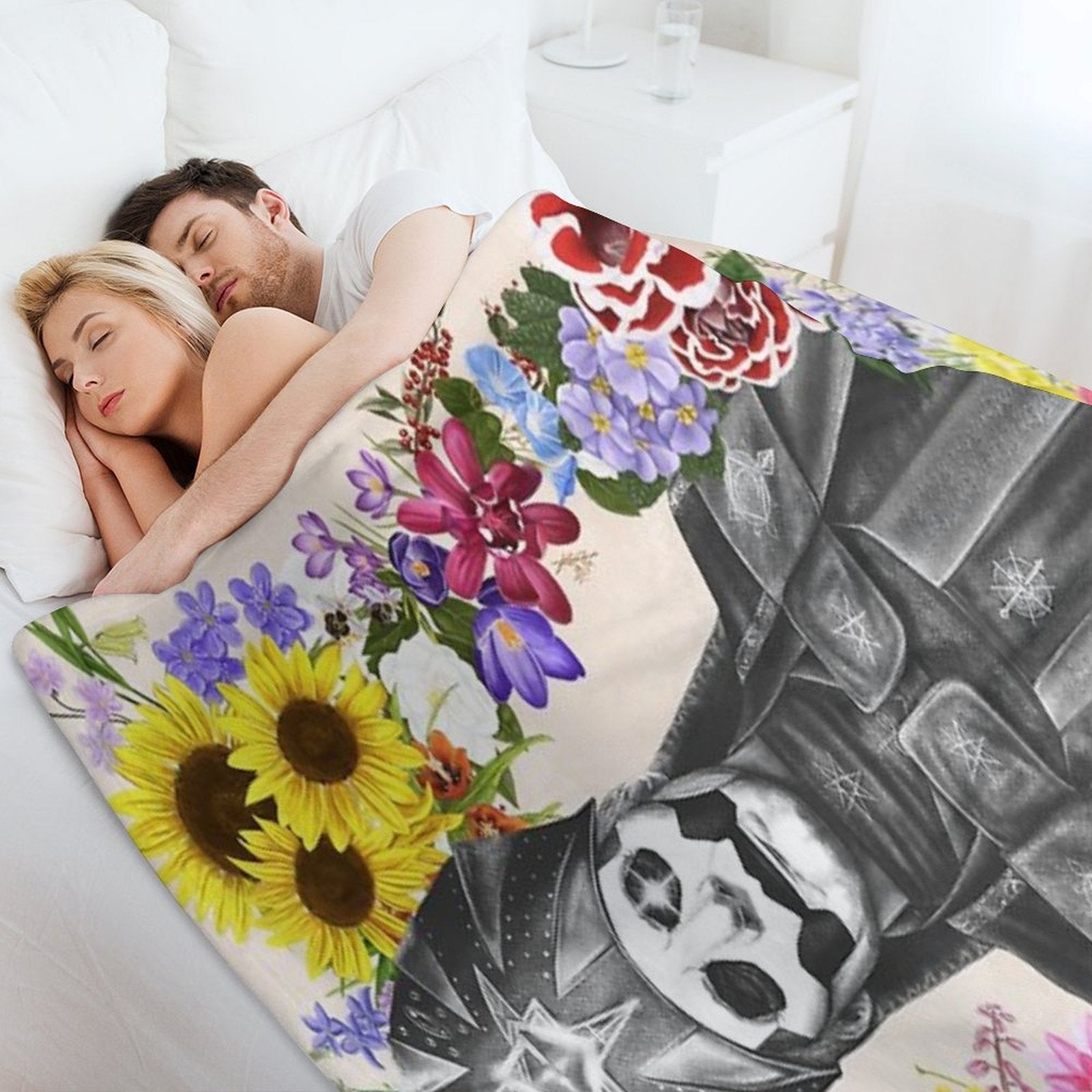 Papa - Language of Flowers Versatility Throw Blanket