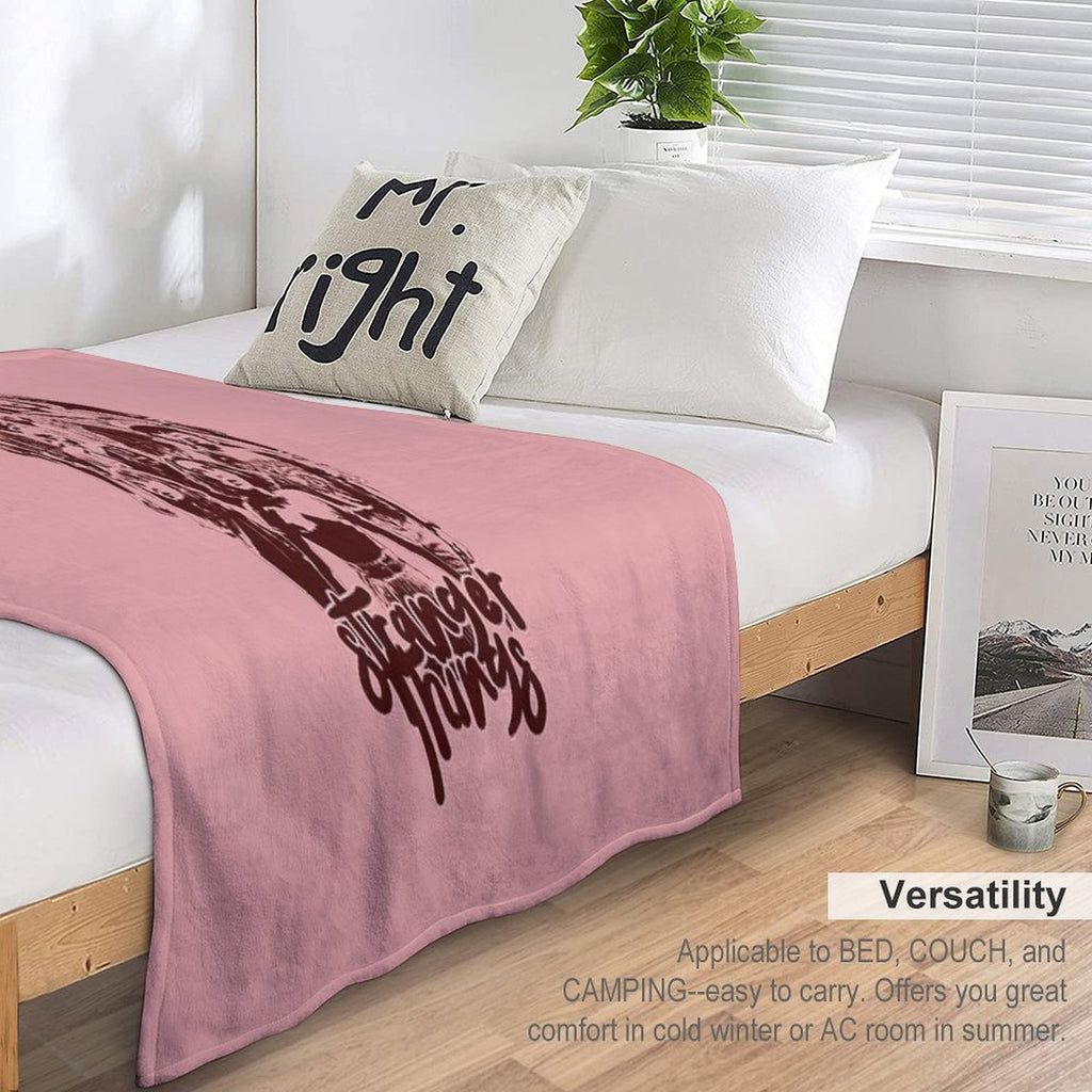 3 Times Stranger Machine-washable Throw Blanket