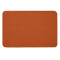Solid Rust Solid Color  Odorless Bath Mat