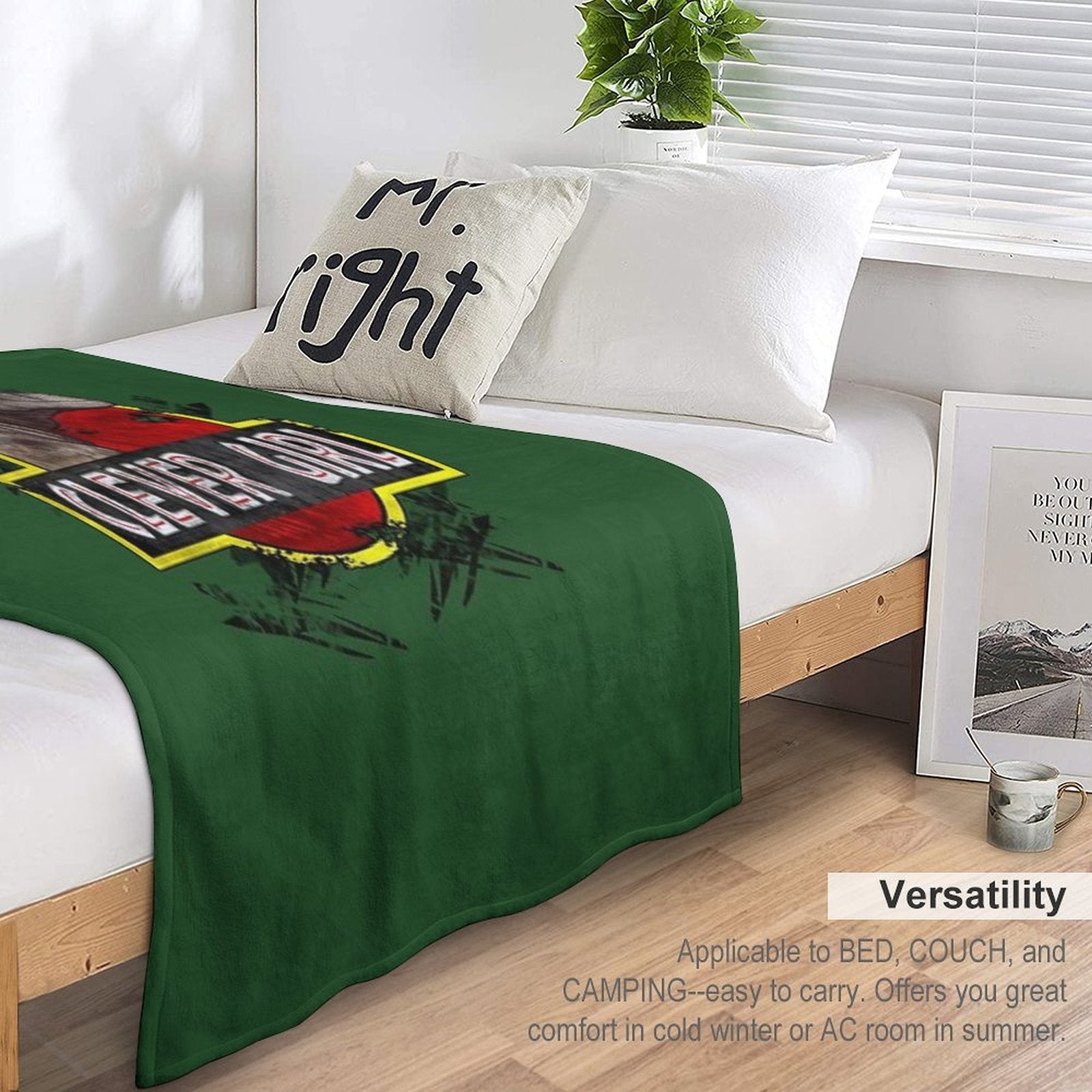 Clever Girl All-season Throw Blanket