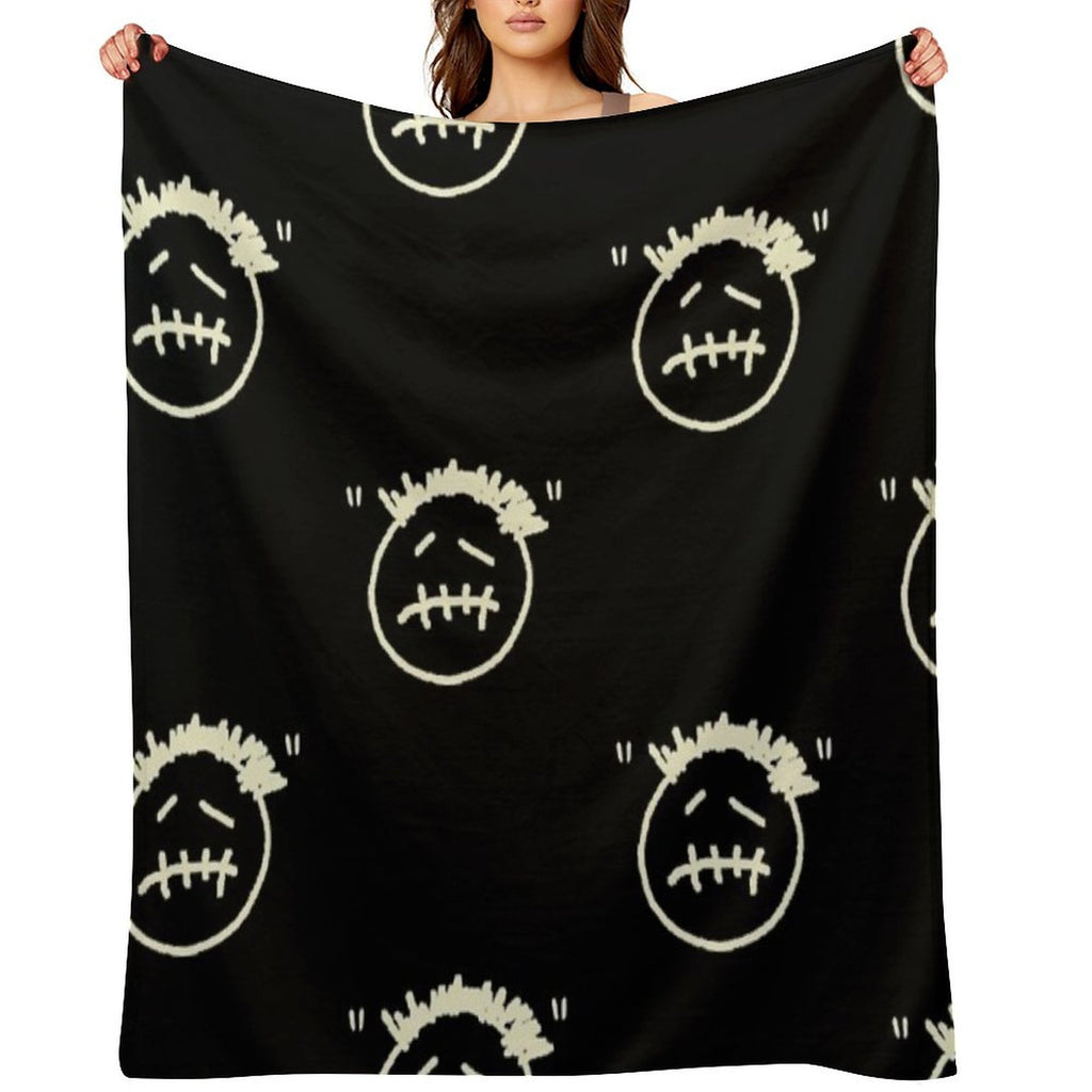 Cactus Jack Logo Sustainable Throw Blanket