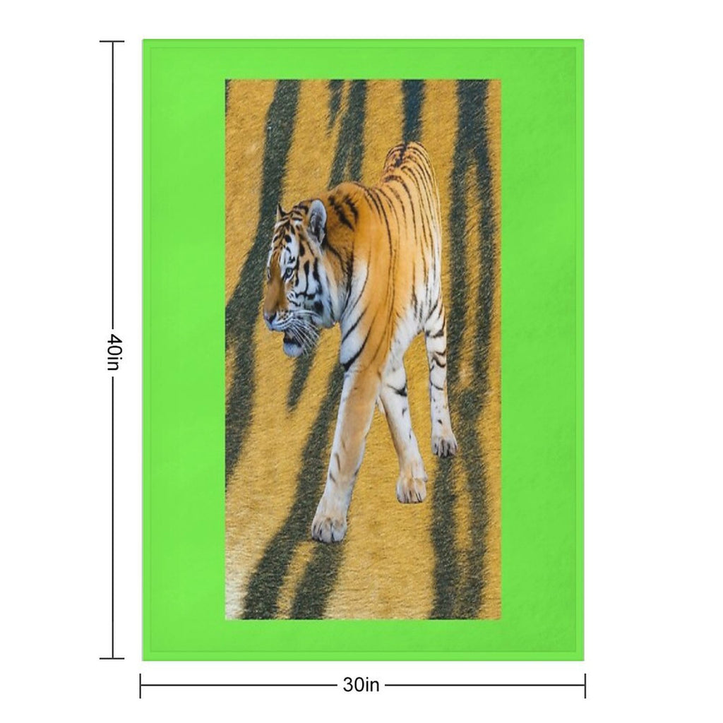 Copy of Copy of Copy of Copy of Copy of TIGER IN BEAUTIFUL COLORS. Wrinkle-free Throw Blanket