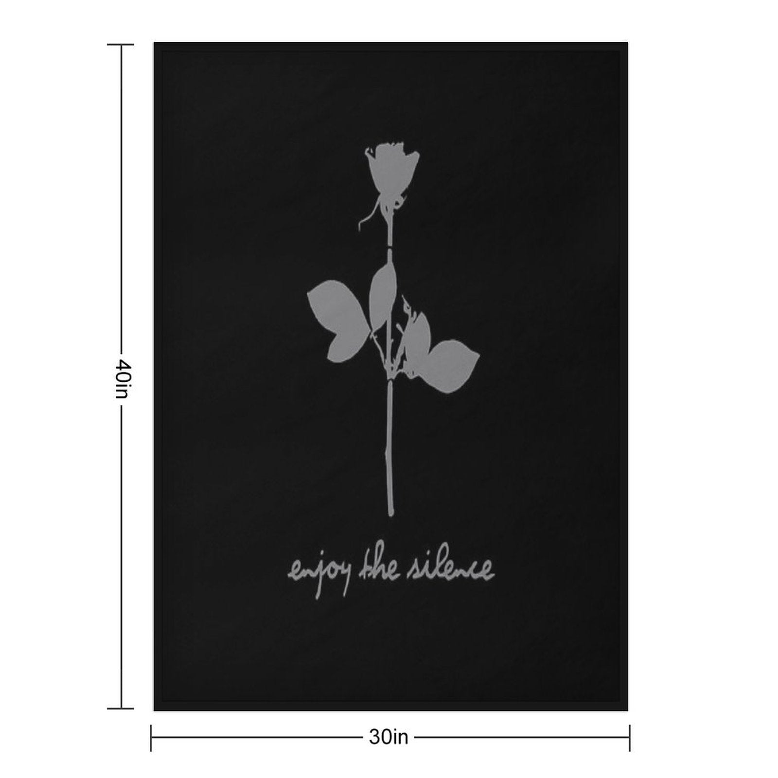 Enjoy The Silence Velvety-soft Throw Blanket